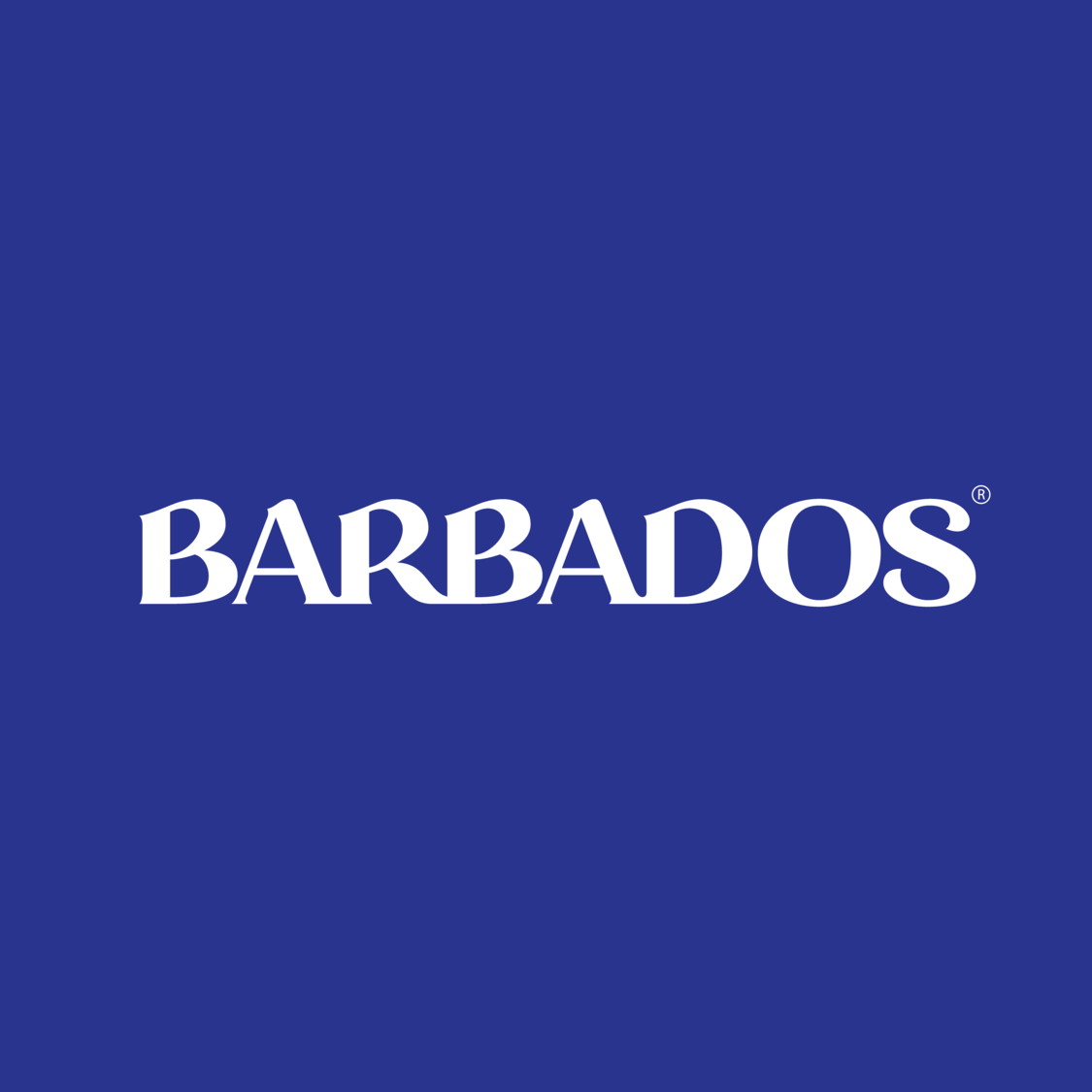 new barbados logo on blue background